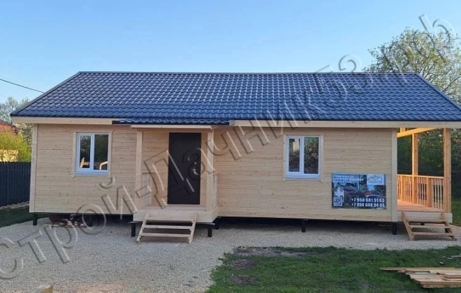 2 Каркасный дом Д-115, 11x9.5м, 91 М², Ленинградская область, Гатчинский район, СНТ Зайцево (8)